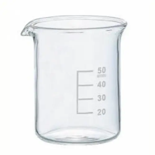 Glo10-0050 - Beaker 50Ml Clear Glass 1
