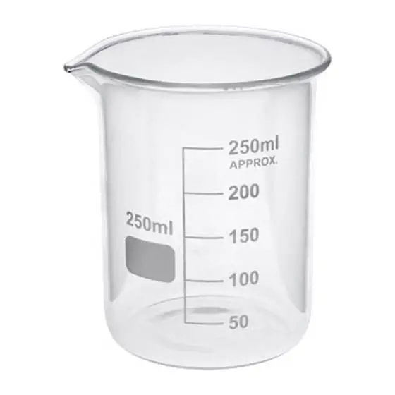 Glo10-0250 - Beaker 250Ml Clear Glass 1