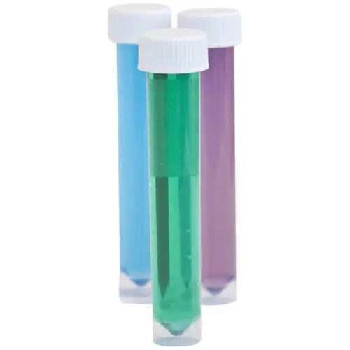 9252 - Graduated Test Tube 10Ml Plastic W/Cap 1