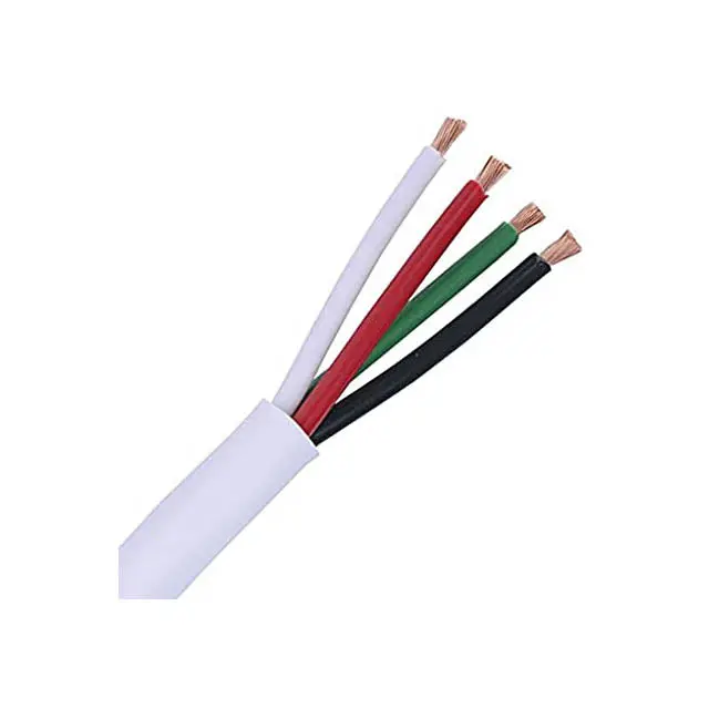 77229 - Cable 4C 18Awg Str Unsh 500Ft Cmp Plenum Wht 1