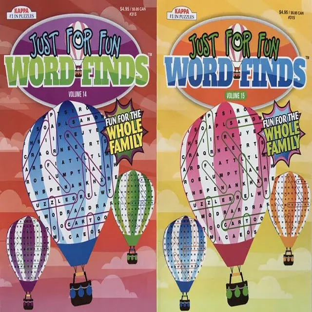 31500 - Just For Fun Word Finds 2 Books Per Set (2 Pcs/Pkg) 1