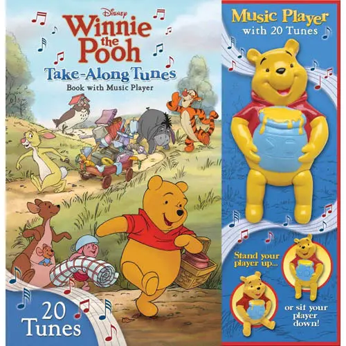 Bt-422875 - Disney Winnie The Pooh Book With Music Player 20 Tunes 1