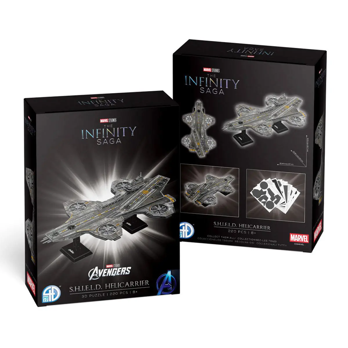 51035 - Helicarrier 3D Puzzle Marvel 220Pcs 2