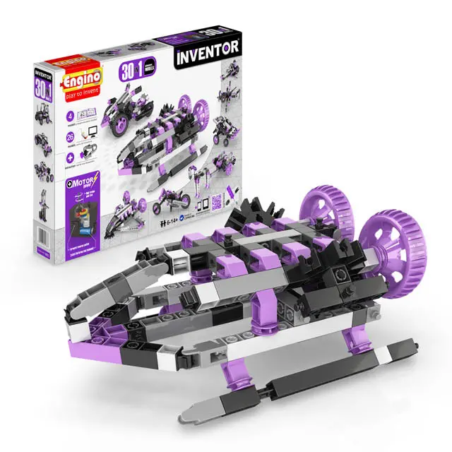 3031Ca - Engino Inventor-30 Adventure Models Motorized Set 1