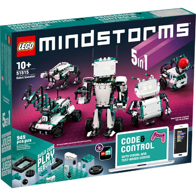 51515 - Mindstorms Robot Inventor V39 5 In 1 Set 946 Pcs 14In Tall 1