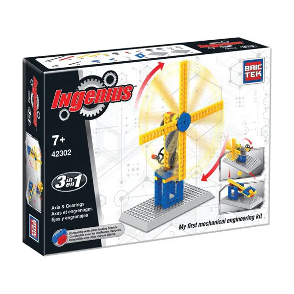 42302 - Ingenius Axes And Gears Rebuilds Into 3 Engineering Kit 1