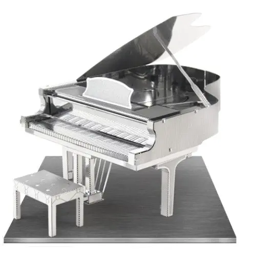 Mms080c1 - Grand Piano 3D Laser Cut Model 2Sheets 1