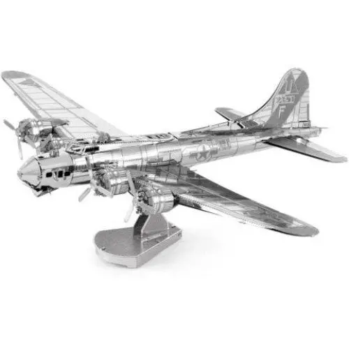 Mms091 - B-17 Flying Fortress Two Sheet Metal Earth 3D Laser Kit 1
