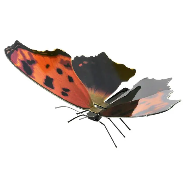 Mms127 - Butterfly Eastern Comma Metal Earth 3D Laser Cut Model 1