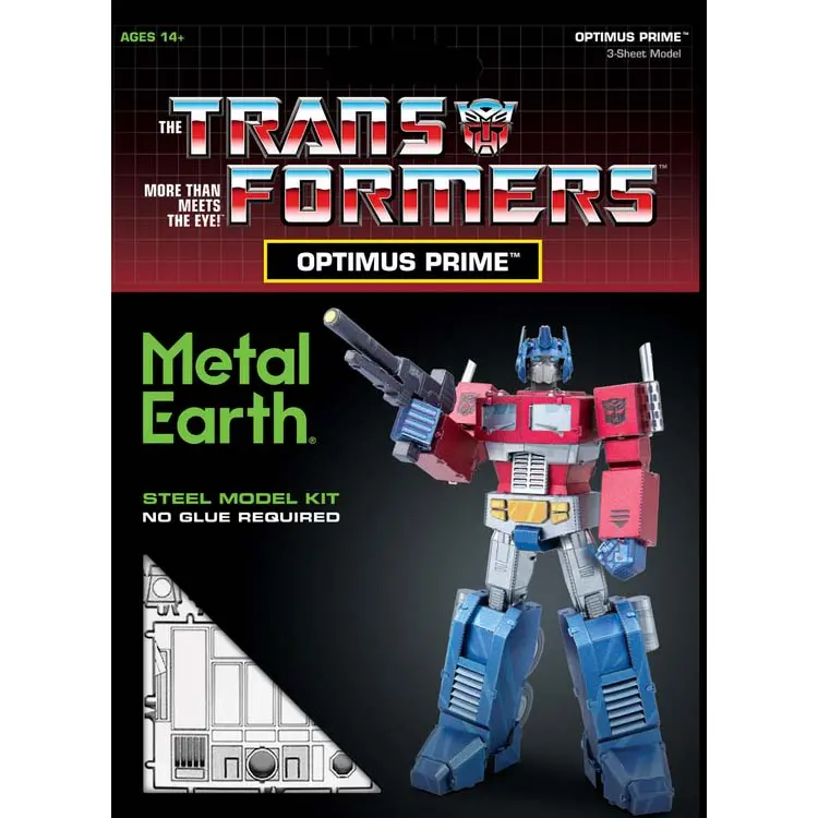 Mms469 - Optimus Prime In Color 3D Model Kit Metal Earth Transformers 1