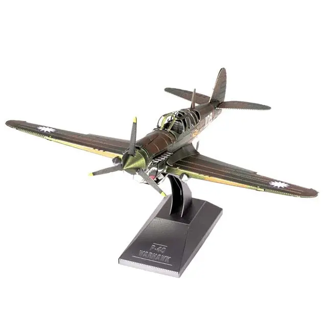 Mms213 - P-40 Warhawk 3D Model Metal Earth 1