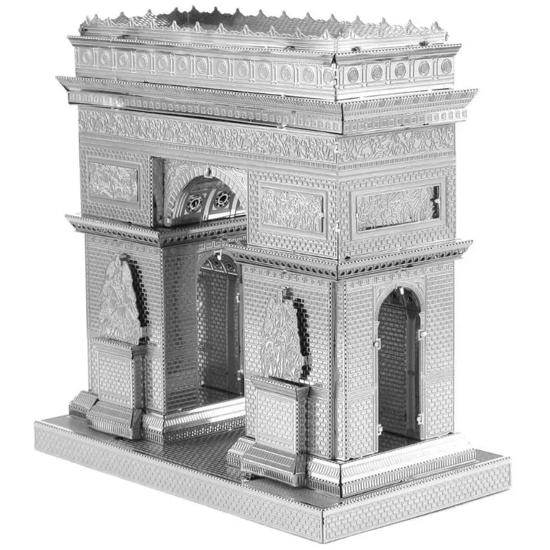 Icx005 - Arc De Triomphe Two Sheet 3D Metal Model Kit 2