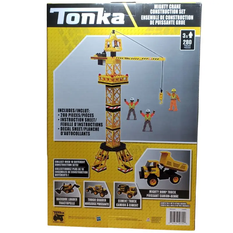 Tk3524-02 - Tonka Mighty Crane Construction Set 280Pcs/Set 1