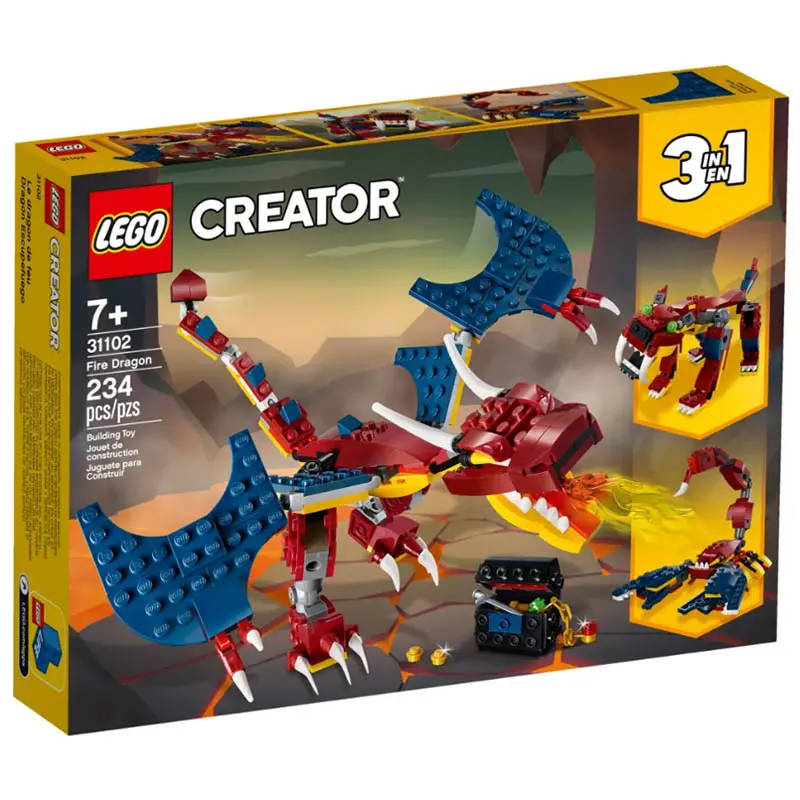 31102 - Fire Dragon-Creator 234Pcs/Kit 1