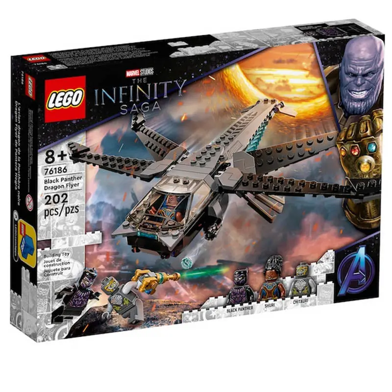 76186 - Marvel Black Panther Dragon Flyer 202Pcs/Kit 1
