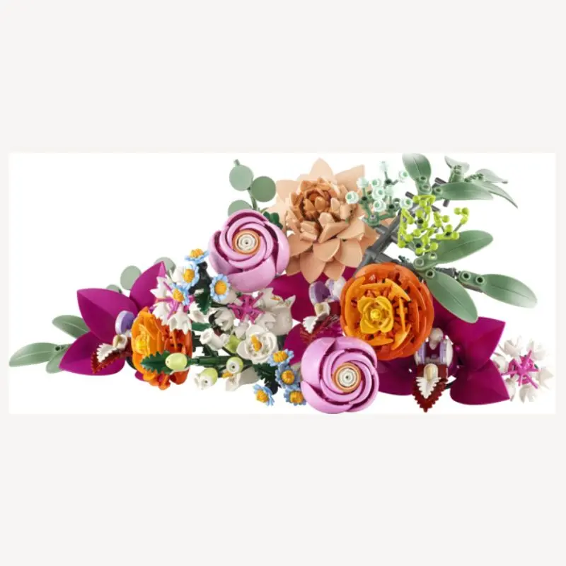 10342 - Bouquet Of Flowers Pretty Pink Lego Botanical 749Pcs/Pkg 2