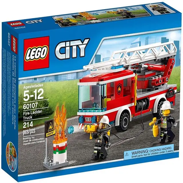 60107 - Fire Ladder Truck-City 214Pcs/Set 1