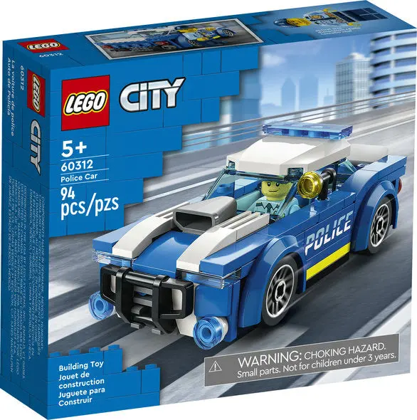 60312 - Police Car-City 94Pcs/Box Building Toy 1