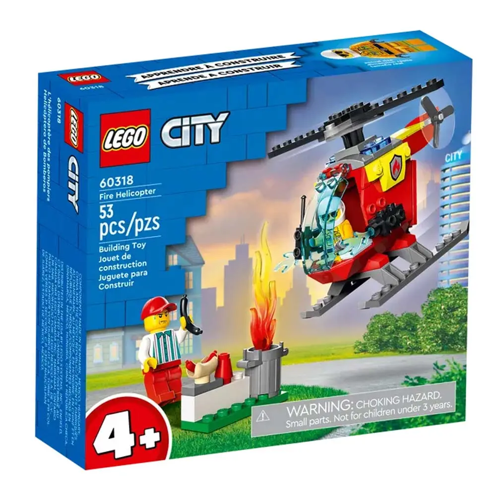 60318 - Fire Helicopter-City 53Pcs/Box 1