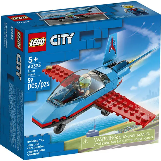 60323 - Stunt Plane-City 59Pcs/Box Building Toy 1