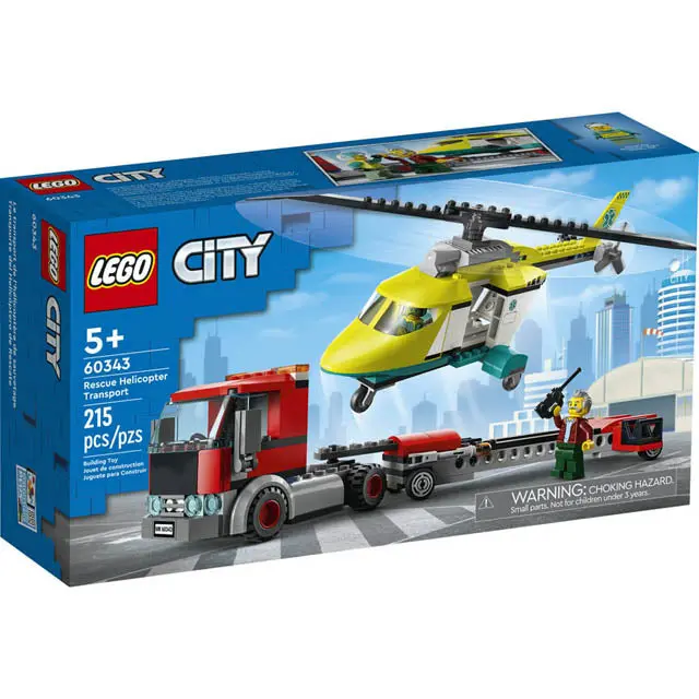60343 - Rescue Helicopter Transport-City 215Pcs/Box 1