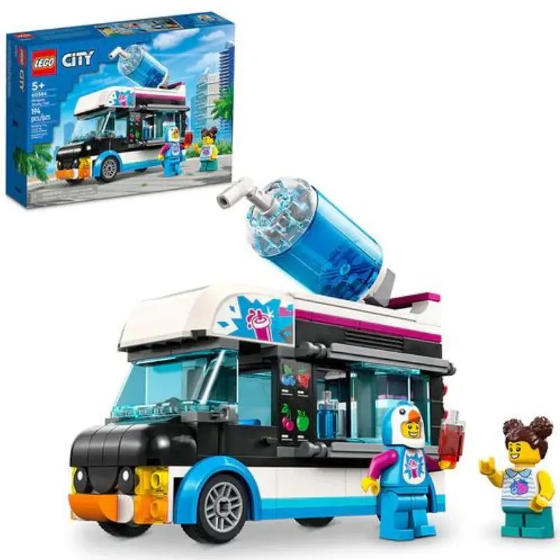 60384 - Penguin Slushy Van - City Building Toy Set(194 Pcs/Set) 1