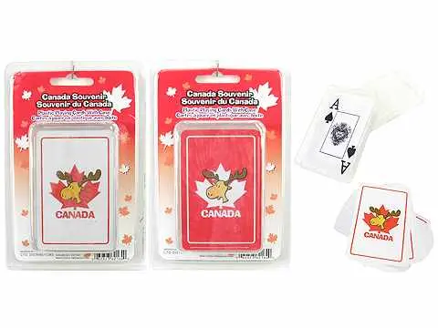 62164 - Canada Souvenir Plastic Playing Card 1