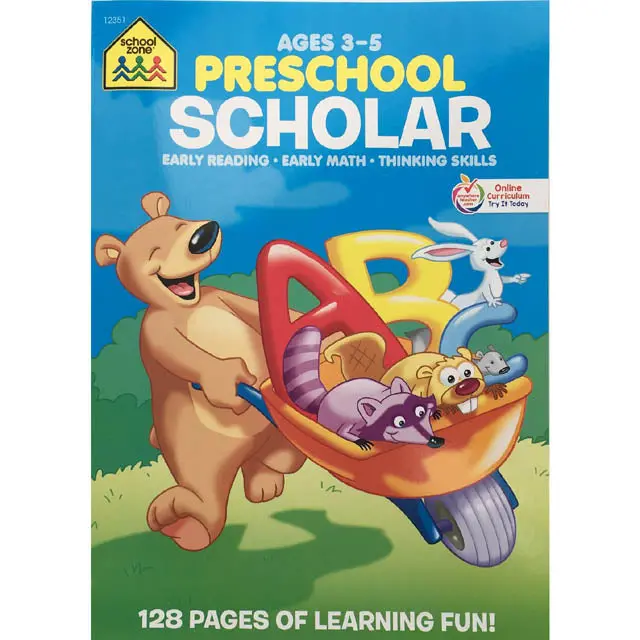 63690 - Preschool Workbooks 128Pages Assorted 1