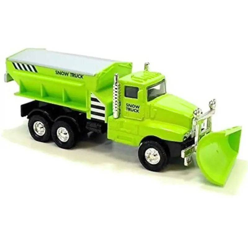 9915D - Snow Truck/Plow 6.5In Pullback Assorted Colors 1