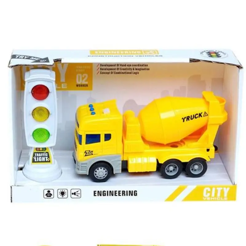 01652 - Friction Construction Truck W/Sound And Light (Batt Incl) 1