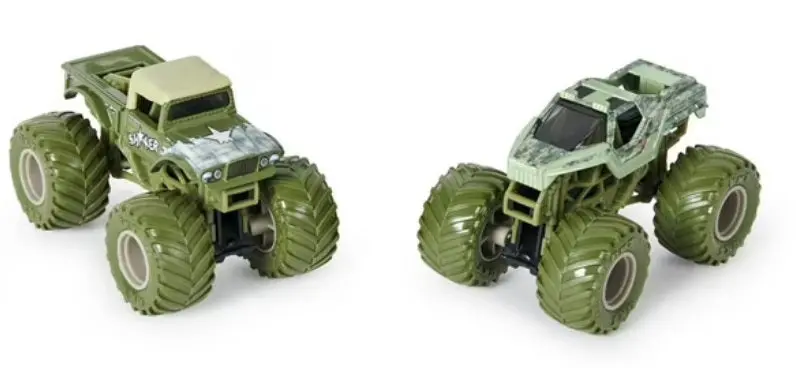 20148543 - Monster Jam Trucks 1:64 Scale Shaker Vs Soldier Fourtune 2Pack 2