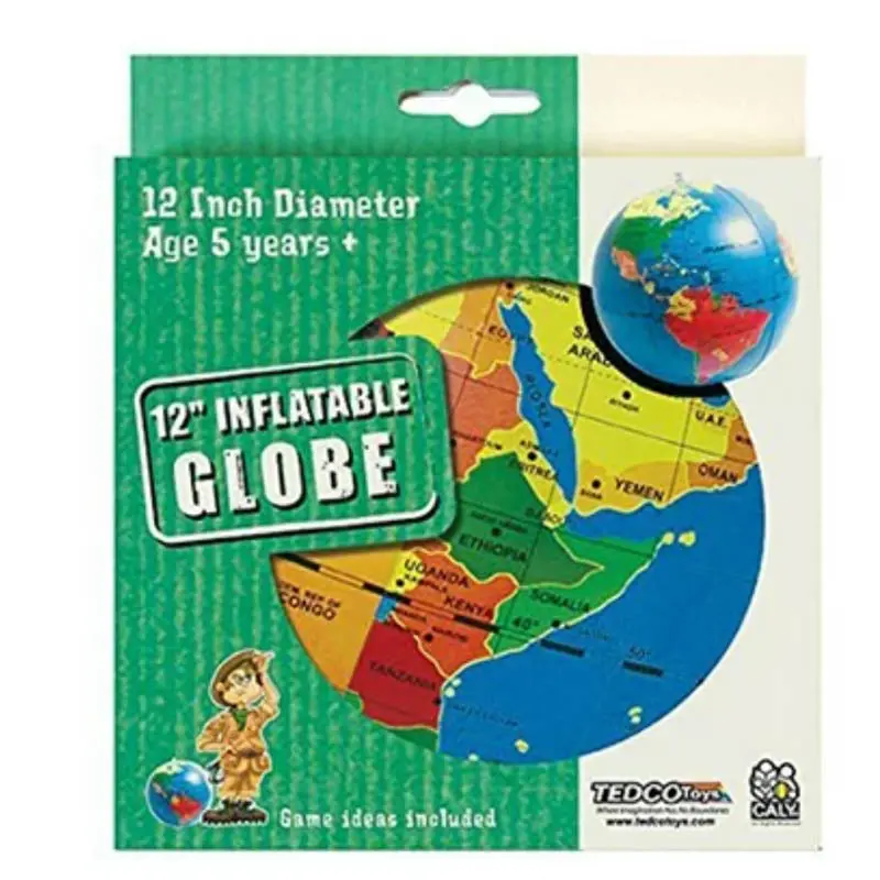 76100 - Inflatable Globe 12Inch Discover Earth-Oceans-Countries 1