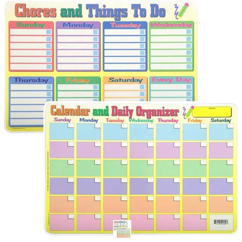 Plp-Cal-1 - Placemat Calender And Daily Organizer Chores And Things To Do 1