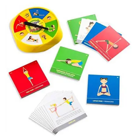 1007 - Yoga Spinner Board Game With Cards 1