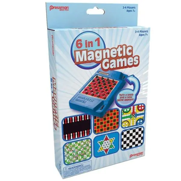 2261D - Magnetic Games 6-In-1 1