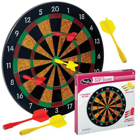 3121 - Dart Board Magnetic 11.5Inch With 6 Magnetic Darts 1