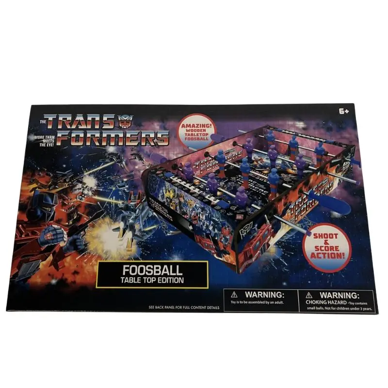 Tf8524-01 - Foosball Table Top Transformer Edition Shoot And Score Action 1