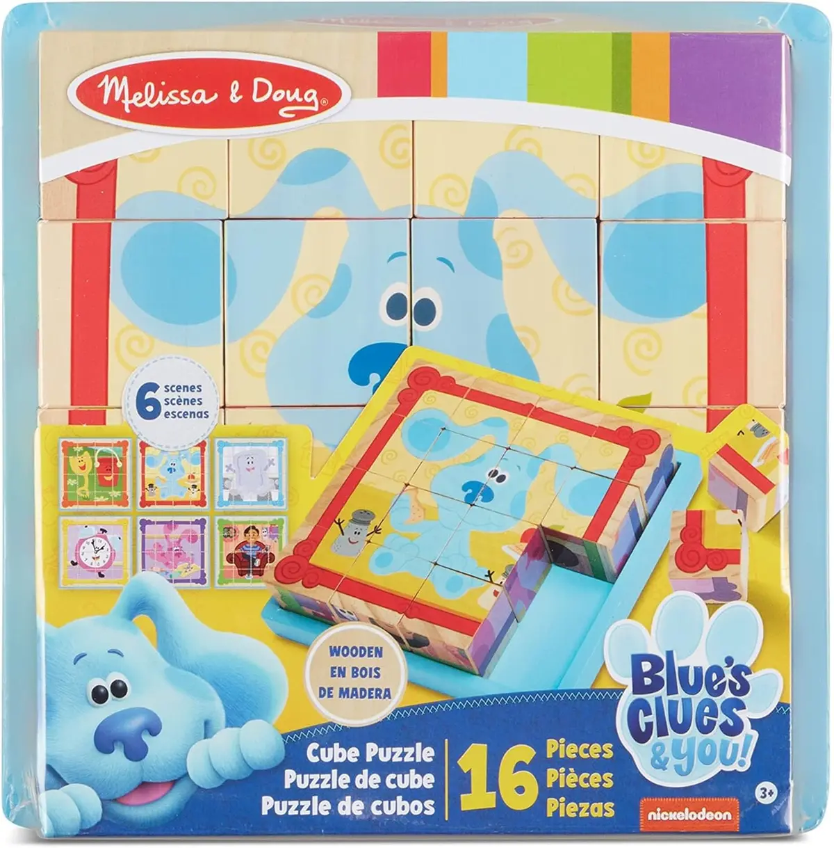 33007 - Cube Puzzle Wooden 1