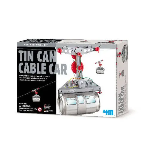 P3358 - Tin Can Cable Car Requires 2 Aaa Batteries 1