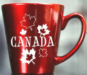00349 - Canada Souvenir Red Mug 12Oz 1