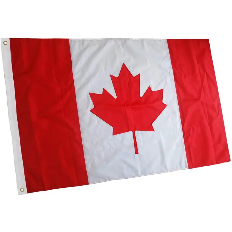 09961 - Canada Souvenir Flag 3X6ft Embroidered 1