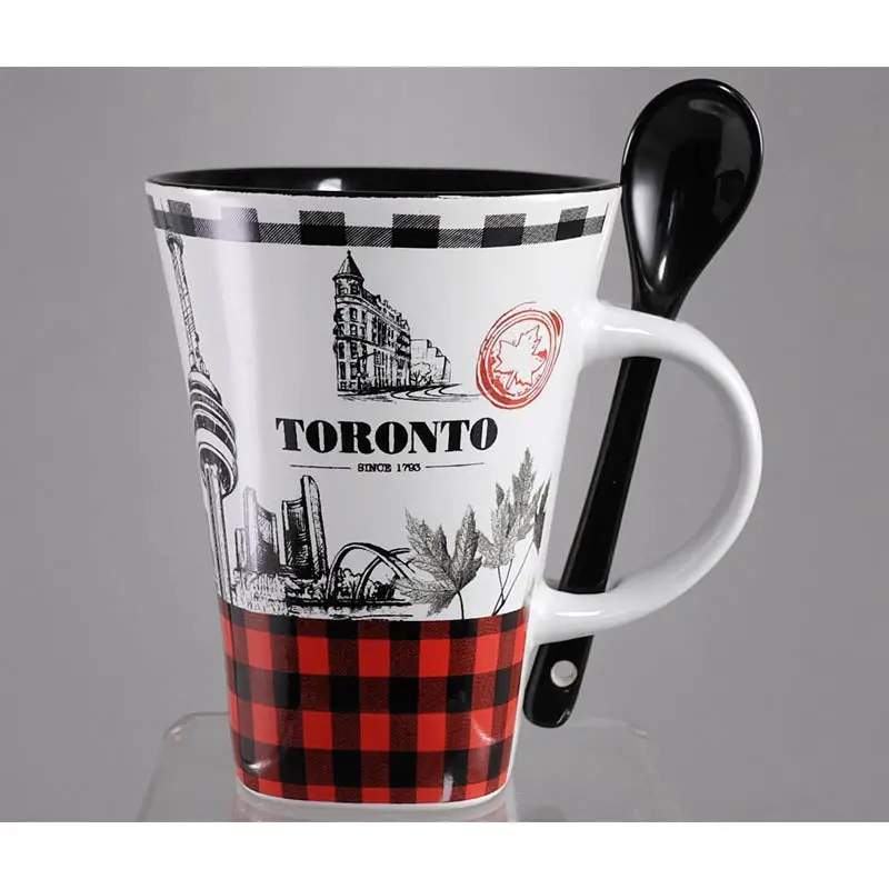 02-0122 - Toronto Souvenir Mug 14Oz Spoon In A Box 1