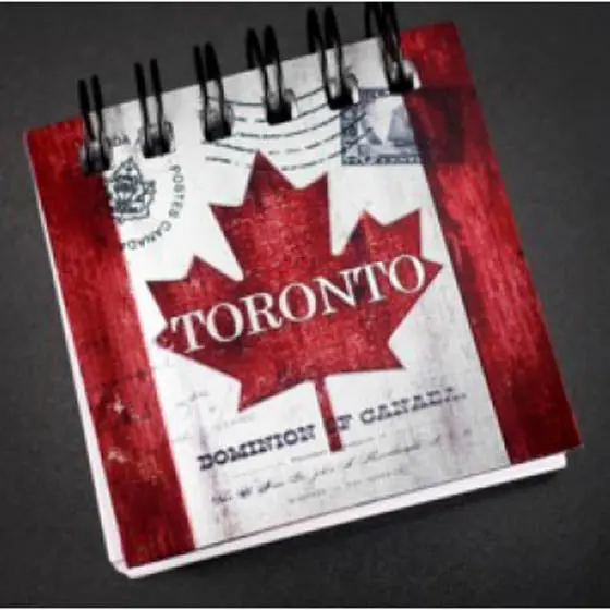 01514 - Toronto Souvenir Fridge Magnet Note Pad 1