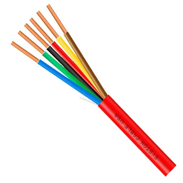 80328 - Cable Fire Alarm 18/6 Sol Fplr 1000Ft Red 1