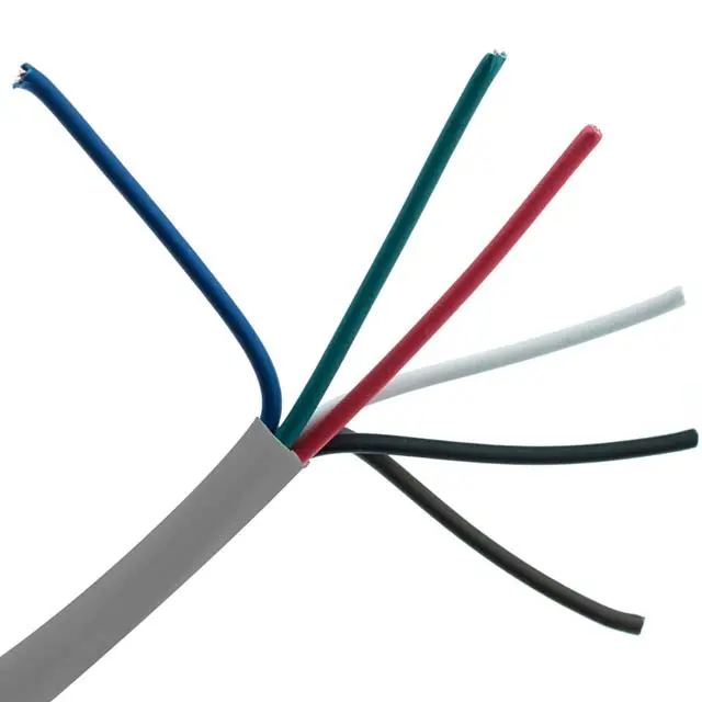 6102206Tft4 - Cable 6C 22Awg Str Unsh 300Meter Ft4 600V 105C Grey 1