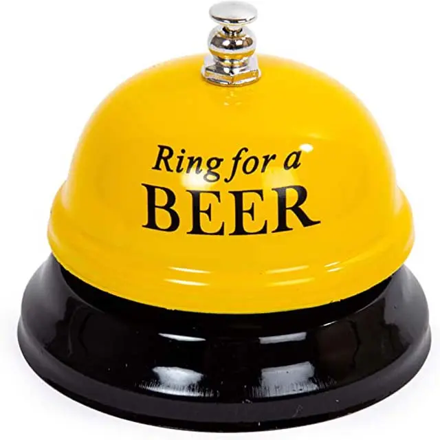 07333Dc-Yl - Novelty Table Bell-Yellow 1