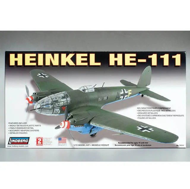 70510 - Heinkel He-111 1/72 Scale Model Kit 1