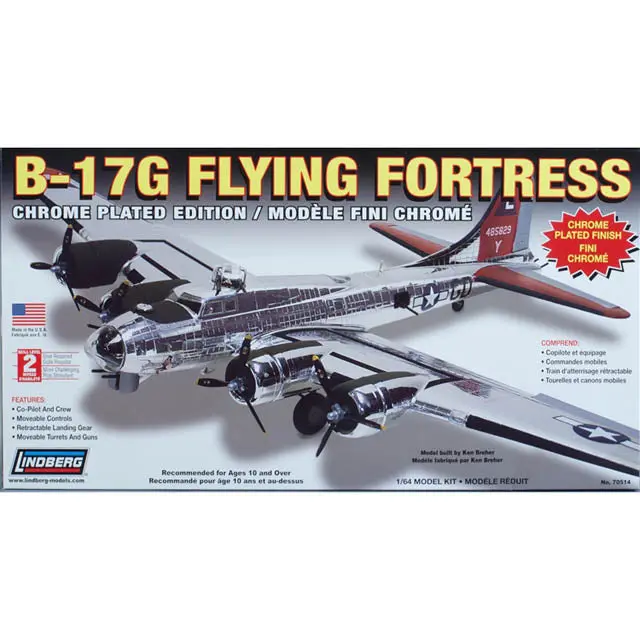 70514 - B-17G Flying Fortress 1/64 Scale Model Kit 1