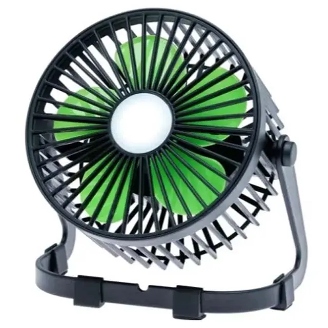 25331 - Fan Portable With Light Rechargeable Assorted Colors 1
