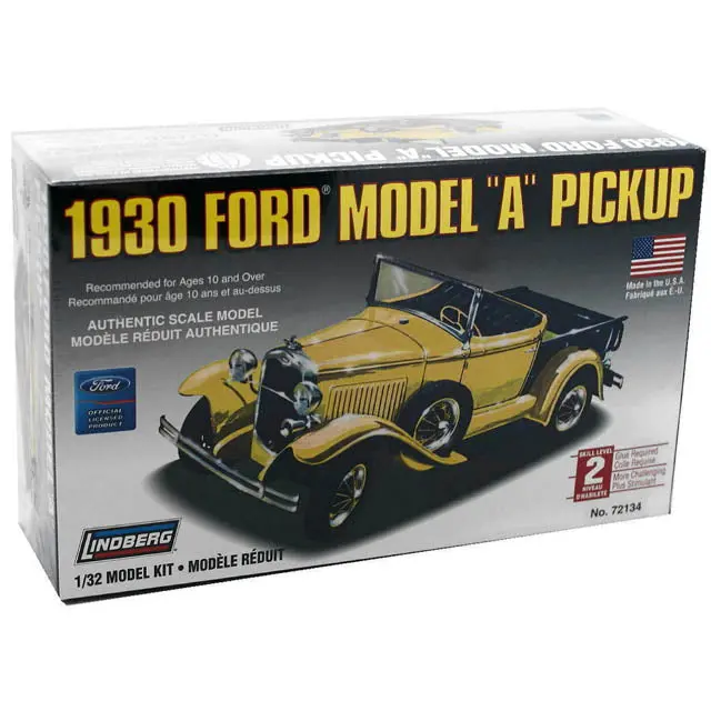 72134 - 1930 Ford Model A Pickup 1/32 Scale Model Kit 1